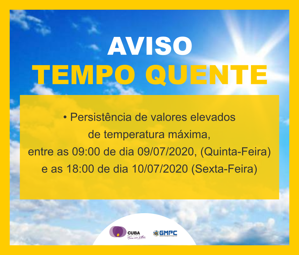 AVISO TEMPO QUENTE 09 07